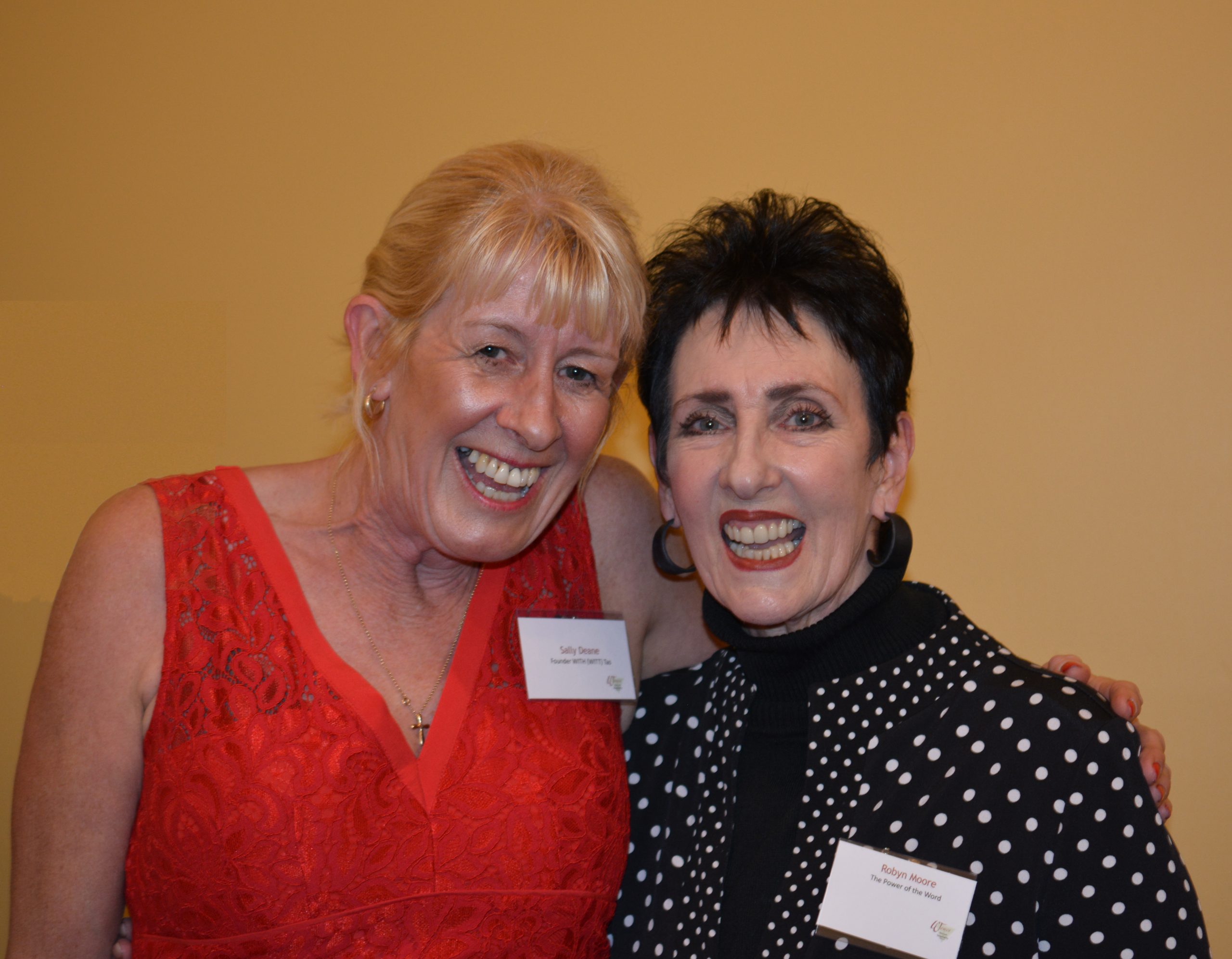 Founder Sally Deane with Robyn Moore