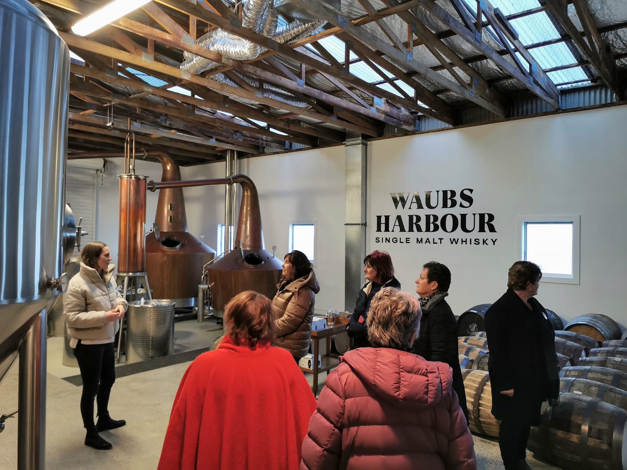 Waubs Harbour Distillery Tour - pic Karen Phillips